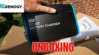 RENOGY 12V 40A DC TO DC ONBOARD BATTERY CHARGER UNBOXING VAN LIFE [upl. by Sacha]