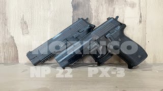 Norinco Np 22 9mm vs Px3 30 Bore Pistol Review [upl. by Remmus692]