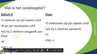 Wat is een oxidatiegetal [upl. by Ddat]