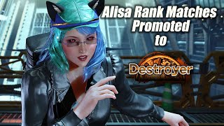 TEKKEN 8 Alisa Rank Matches Gameplay 7  Lets go to Destroyer rank [upl. by Dayiz]