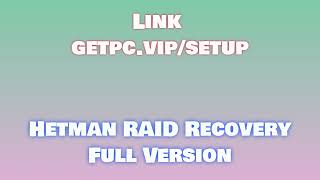 🔸Hetman RAID Recovery👀 HOW TO INSTALL 💻PCLAPTOP TUTORIAL 2024 no charge🎈 [upl. by Nek]