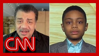 Child genius gets advice from astrophysicist Neil DeGrasse Tyson [upl. by Noimad]