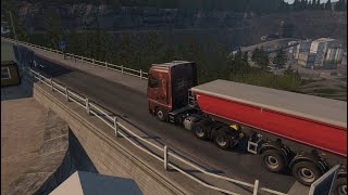 ETS2 The Kirkenes Mountain  Man TGX 149  Logitech G923 with ANXTF1 Truck Shifter [upl. by Pelagias167]