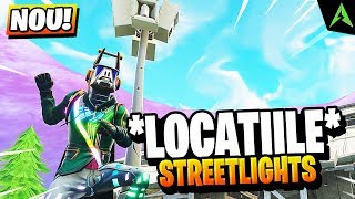 Streetlight Spotlights TOATE LOCATIILE in Fortnite [upl. by Merari]