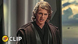 Anakin is Denied The Rank of Jedi Master  Star Wars Revenge of the Sith 2005 Movie Clip HD 4K [upl. by Sined196]