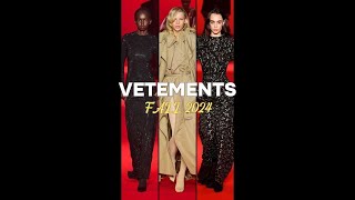 Vetements Fall 2024 Collection [upl. by Tyson]