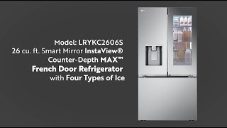 LG Refrigerators Features on LG French Door Refrigerator [upl. by Gellman15]