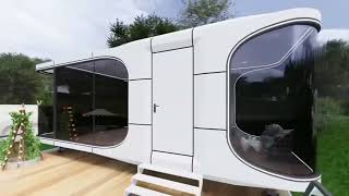 Capsule Home Tiny Homes Prefabricated Housing Waterproof Pre Manufactured Houses Ready to Live [upl. by Louanna634]