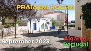 Praia da Rocha Street Walk September 2023 [upl. by Netsirk]