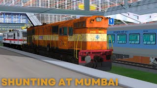 Shunting Shatabdi Express  Indian Train Simulator  MSTS Gameplay  Mumbai Central [upl. by Maillij67]