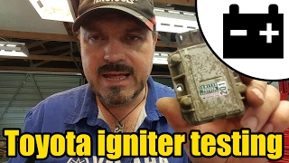 How to test a Toyota ignition igniter 1421 [upl. by Kali]