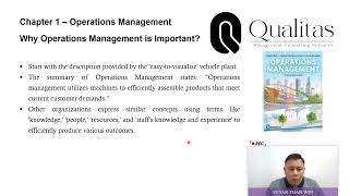 Operations Management  Chapter 1 Operations Management 03 [upl. by Yllier397]