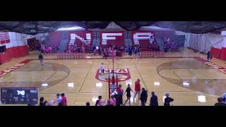 Norwich Free Academy vs Waterford High School Womens Varsity Volleyball [upl. by Noby]