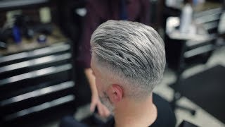 Modified Side Part Comb Over  Mens Hairstyles 2019 [upl. by Sue458]