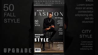 How to Create a Fashion Magazine Cover DIY Graphic Design [upl. by Gipsy122]