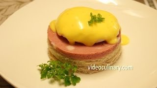 Classic Hollandaise Sauce Recipe  VideoCulinarycom [upl. by Lennon]