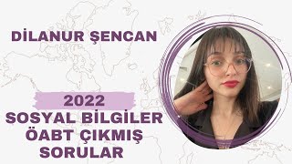 Sosyal Bilgiler ÖABT 2022 Çıkmış Coğrafya Soru Çözümü [upl. by Bluefarb690]