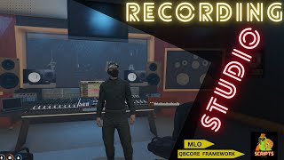 Recording Studio MLO  YMAP  FIVEM MODE  QBCORE SERVER [upl. by Lindie]