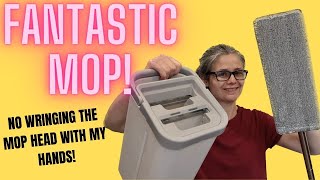 JOYMOOP Review of the Squeeze Flat Mop and Bucket System [upl. by Serdna469]