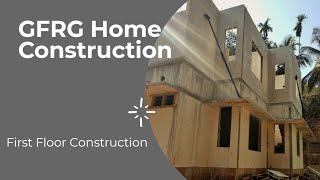 GFRG Home construction  First Floor  GFRG House [upl. by Sheng664]