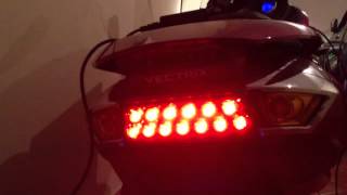 Vectrix Vx1 Hazard lights function [upl. by Annyrb533]