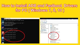 How to Install ADB and Fastboot Drivers on Windows 7 8 10 [upl. by Ain962]