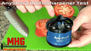 AnySharp Knife Sharpener Test [upl. by Rhea111]