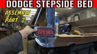 Rebuilding a Dodge Stepside Bed Part 2 [upl. by Elicec]