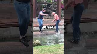 Insane Logrolling Contest😱😱 interesting shorts funny [upl. by Adnoek]