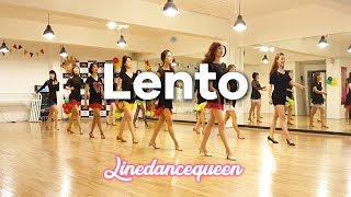 Lento Line Dance Beginner  Improver Ira Weisburd amp Raymond Sarlemi Demo amp Count [upl. by Notsnarc259]