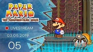 Paper Mario Die Legende vom Äonentor LivestreamBlind  05  Geheimnisvolles Tor [upl. by Idnem]