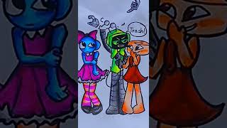 What does vee and Shelly actually gossips about poppyTak taka memedandyworldshorts [upl. by Akimal]