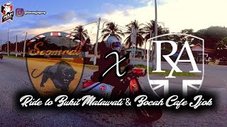 Scomadi x Royal Alloy  Ride to Bukit Malawati amp Bocah Cafe Ijok [upl. by Genovera728]