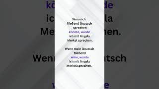 konjunktiv II  Beispielsätze germangrammar germanlevelb1 lerndeutschdeutschalsfremdsprache [upl. by Erdnuaed]