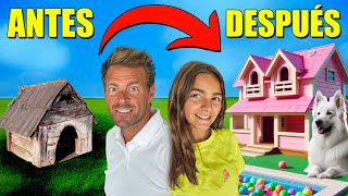 CONSTRUÍ UNA CASA DE ENSUEÑO PARA MI PERRO Itarte Vlogs [upl. by Ennayelhsa]