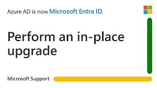 How to perform an inplace upgrade for Microsoft Entra Connect  Microsoft [upl. by Tavy]