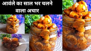 कम तेल में बनाये आवंले का साल भर चलने वाला अचार  Amla Pickle Recipe  Amla Achar  Winter Special [upl. by Anilok259]