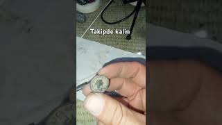 ESKI PARA TEMIZLEME metaldetecting coin tarih [upl. by Arhez]