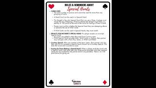 Special Hands  Rules Cards Required Penalties Scoring in Modern American Canasta [upl. by Melina886]