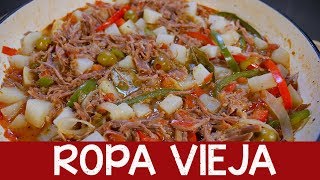 quotRopa Viejaquot  Guisado de Carne Deshebrada  Mi Cocina Rápida [upl. by Darian]