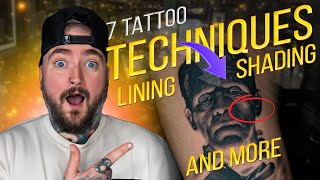 ALL TATTOO TECHNIQUES in ONE VIDEO [upl. by Eniluqcaj]