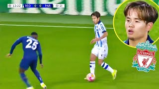 Takefusa Kubo vs PSG  ALL SKILLS  LIVERPOOL TARGET 🔴 [upl. by Ennoved]