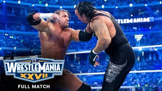 FULL MATCH  Undertaker vs Triple H  No Holds Barred Match WrestleMania XXVII [upl. by Purpura]