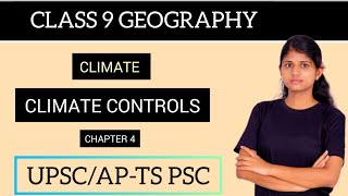 Ncert class 9 Geography chapter 4 Climate  Climate controls ncertintelugu upsctelugu tspsc apps [upl. by Vandyke]