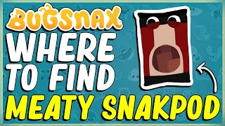 WHERE TO FIND AND HOW TO CATCH A MEATY SNAKPOD IN BUGSNAX  SIZZLIN SANDS  BUGAPEDIA [upl. by Mathia961]