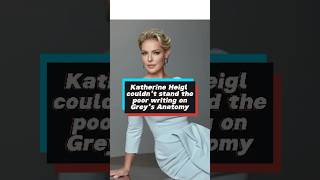 Katherine Heigl couldn’t tolerate the poor script quality on Grey’s Anatomy usa celebrity [upl. by Guenna132]