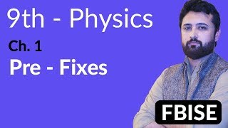 9th Class Physics Federal Board  Explain Prefixes  Physics FBISE [upl. by Aselehc]