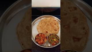 Roti Sabzirotisabjibhindirecipealloosabzivegetarianrecipesnorthindianfoodchapatipalyarecipe [upl. by Ierbua]