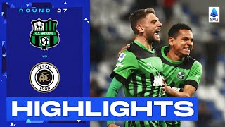 SassuoloSpezia 10  Berardi seals tight win from the spot Goal amp Highlights  Serie A 202223 [upl. by Elysee165]