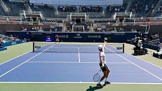 Jannik Sinner v Diego Schwartzman  Court Level Practice Match Highlights 2022 4k 60fps HDR [upl. by Hillie48]